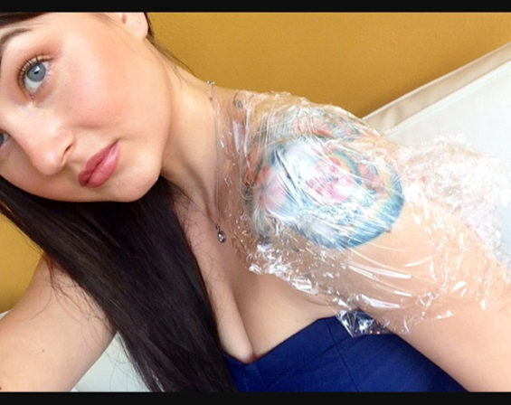 tattoo laser removal Veronica LaVery czech model inked girls